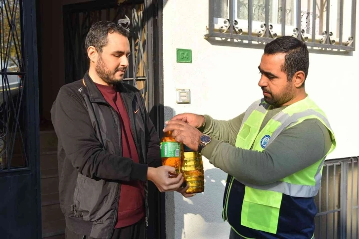 1 litre atık yağ getirene 10 litre Uludağ suyu hediye
