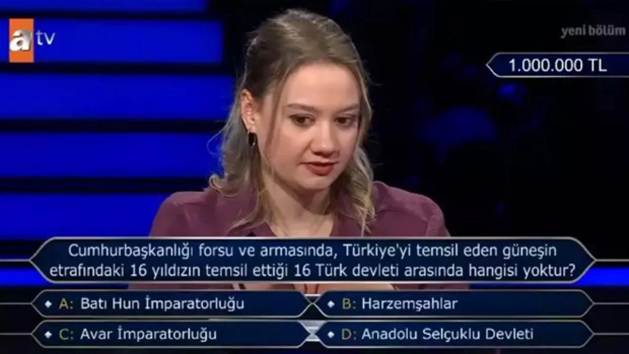 1 MİLYON TL'LİK SORU: Cumhurbaşkanlığı forsundaki 16 devlet arasında Türk olmayan hangisidir?