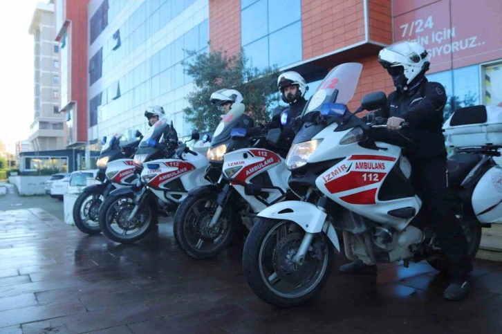 112 Acil Servis’in en hızlıları, motorize ambulanslar
