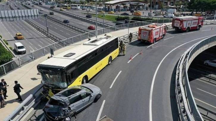 14 kişinin yaralandığı zincirleme kazaya karışan İETT şoförünün ifadesi ortaya çıktı