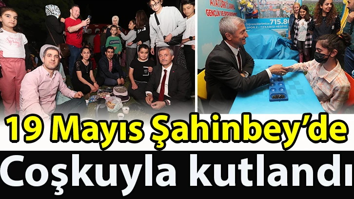 19 Mayıs Şahinbey’de coşkuyla kutlandı