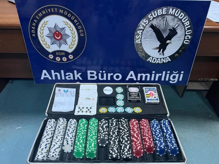 2023 yılında Adana’da polis "oyuncu" kılığına girip 381 kumarhane bastı
