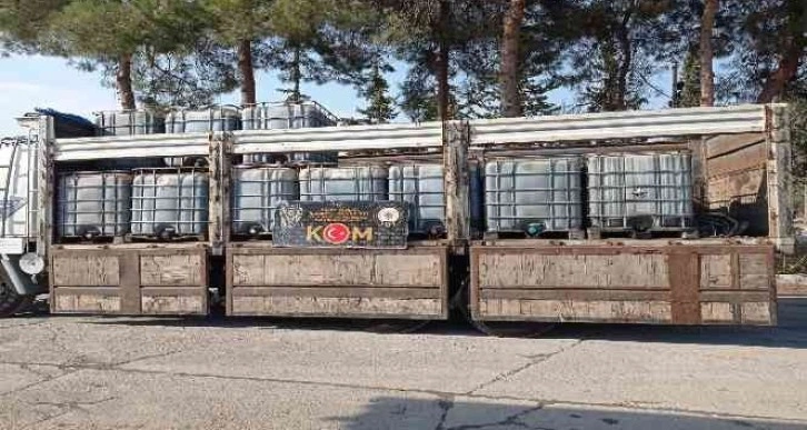 37 bin 250 litre kaçak akaryakıt ele geçirildi