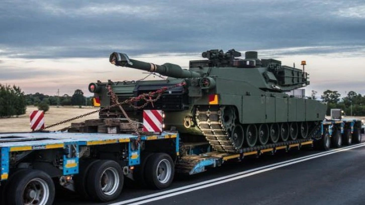 4,74 milyar dolarlık anlaşma! ABD yapımı Abrams tankları ülkeye giriş yaptı