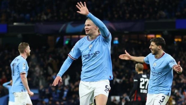 5 gol atan Haaland rekor üstüne rekor kırdı! Manchester City gol olup yağdı