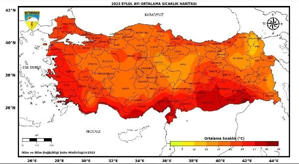 53 yılın en sıcak 7'nci yazı, en sıcak 6'ncı eylülü