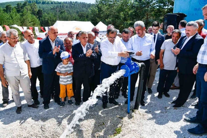 60 yıllık su sorunu çözüldü
