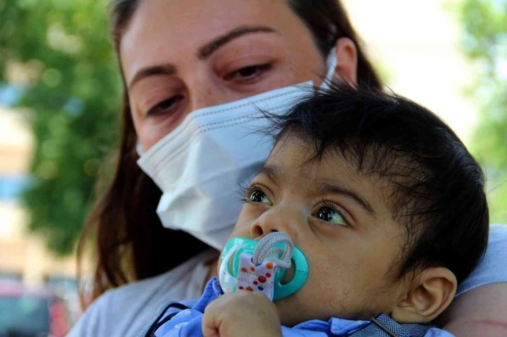 7 aylık minik Bulut’un yaşam mücadelesi
