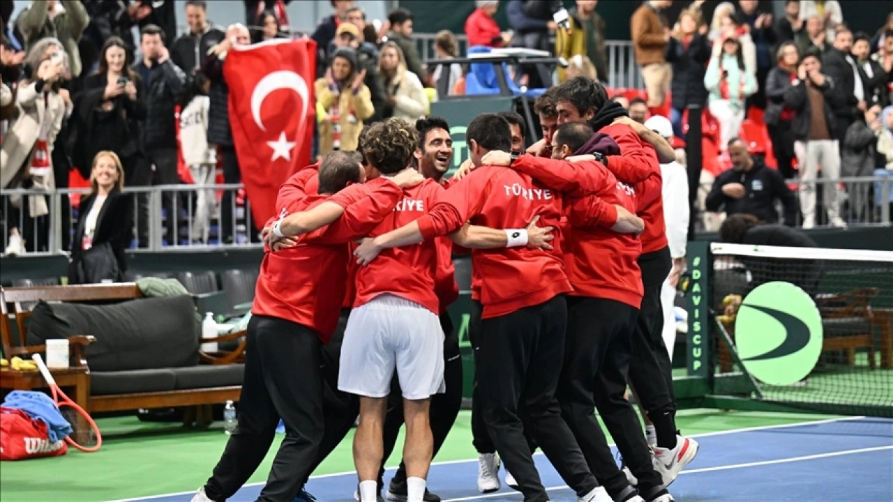 A Milli Erkek Tenis Takımı, Davis Cup Dünya Grubu 1'e yükseldi