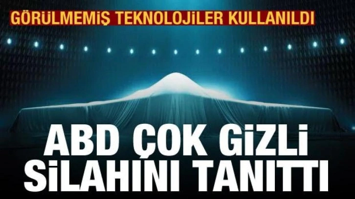 ABD 6. nesil B-21 bombardıman uçağını tanıttı