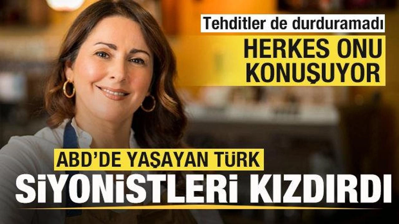 ABD'de yaşayan Türk siyonistleri kızdırdı! Tehditlere aldırış etmedi