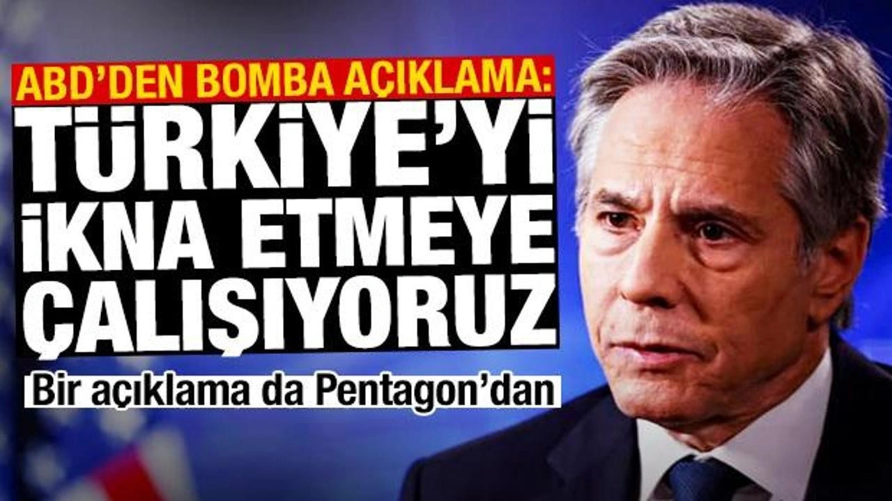 ABD'den peş peşe PKK/YPG açıklaması: Türkiye'yi ikna etmeye çalışıyoruz