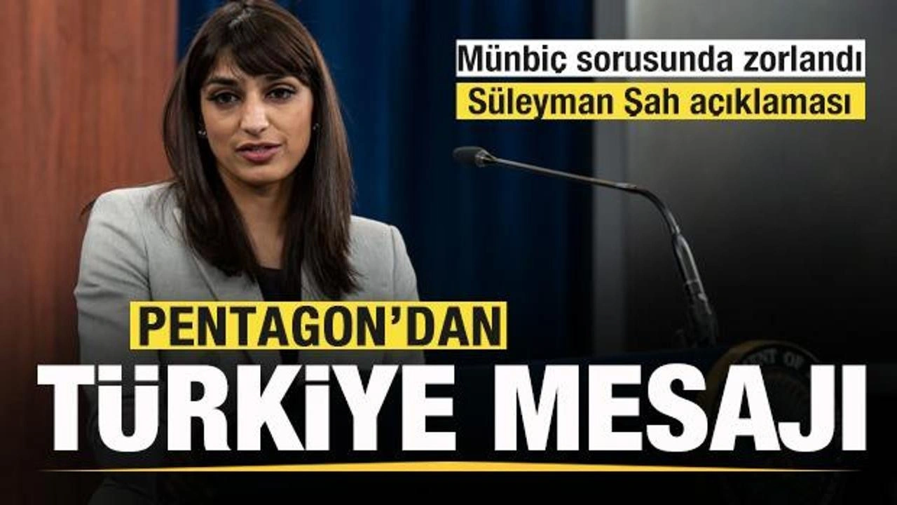 ABD'den son dakika Türkiye mesajı! Münbiç sorusunda zorlandı! Süleyman Şah açıklaması