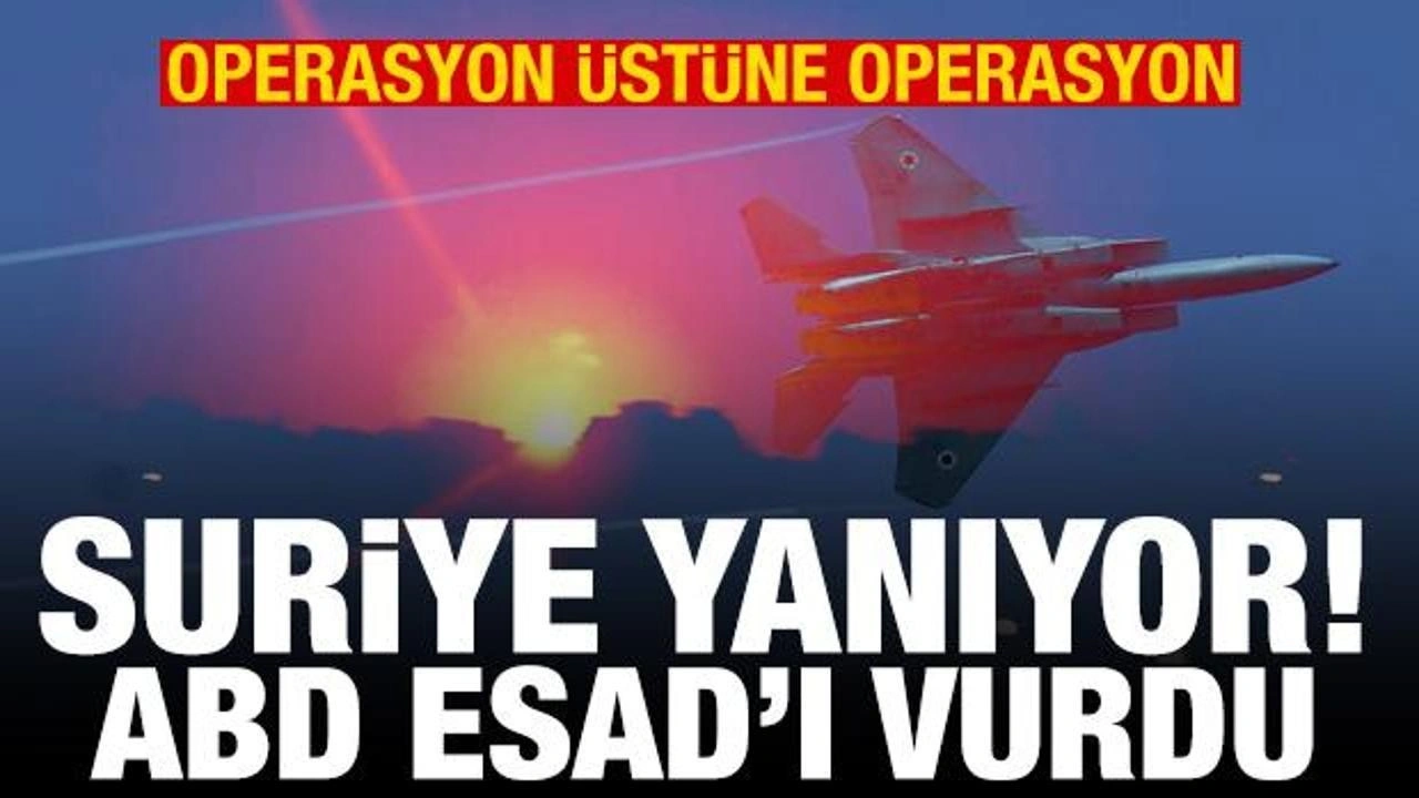 ABD'den Suriye'de Esad'a operasyon: Tamamını vurup yok ettik