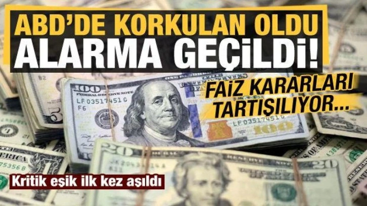 ABD'de büyük kriz: Ülkenin borcu devasa rakamlara ulaştı, faiz kararları tartışılıyor!