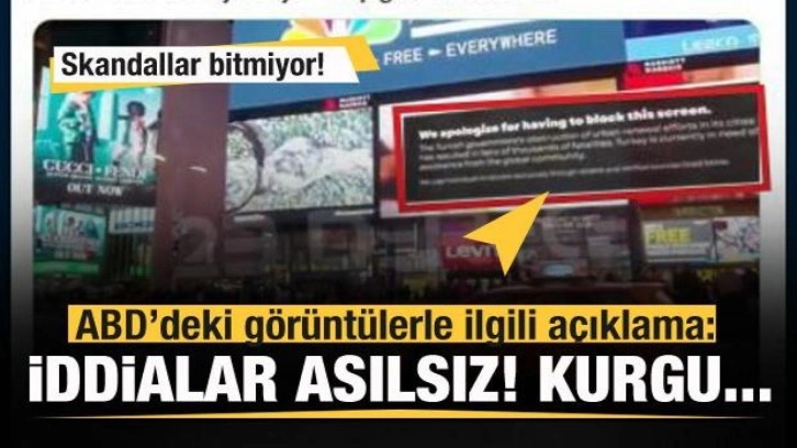 ABD'deki görüntüyle ilgili Türkiye'den açıklama: Kurgu...