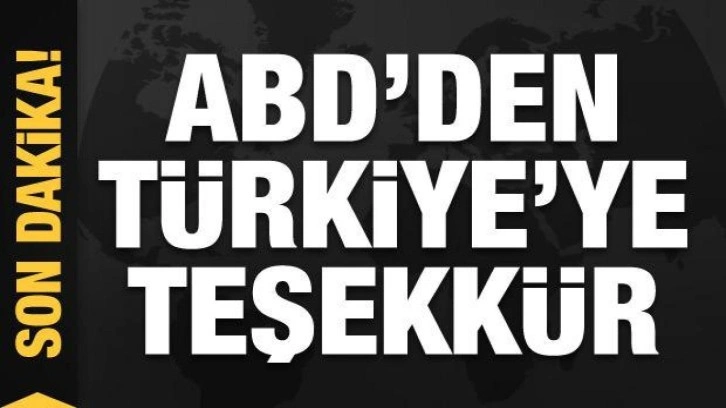 ABD'li mevkidaşı Bakan Akar'a teşekkür etti