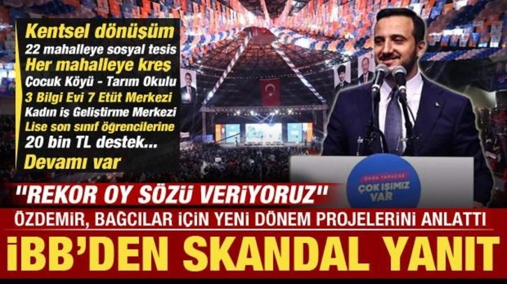 Abdullah Özdemir, Bağcılar için dev projeleri tanıttı