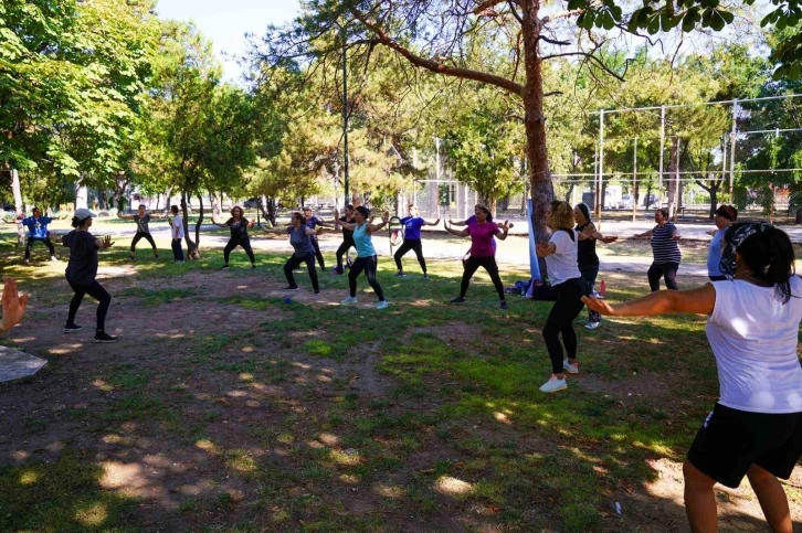 Açık havada spor keyfi
