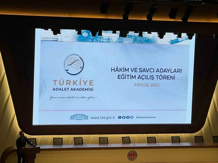Adalet Bakanı Tunç, Türkiye Adalet Akademisi eğitim dönemi açılış törenine katıldı
