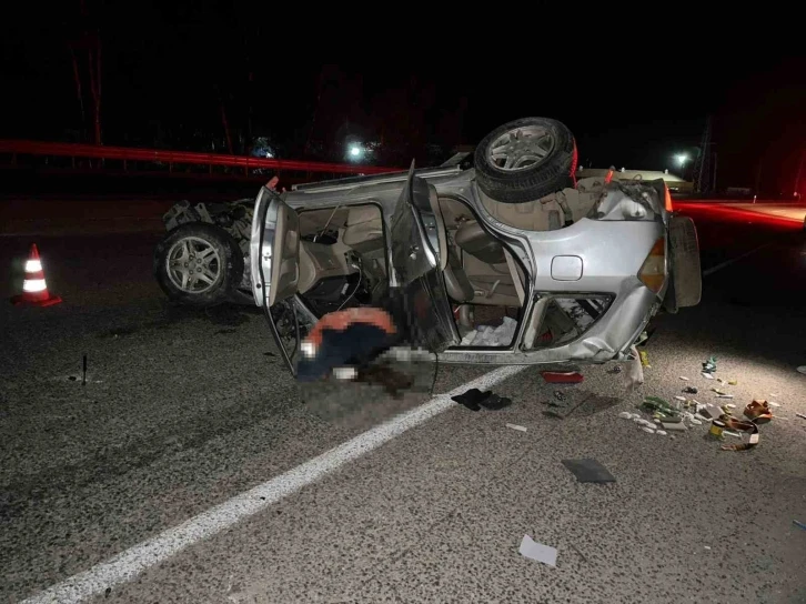 Adana’da kontrolden çıkan cip takla attı: 1 ölü
