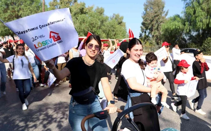 Adana’da LÖSEV’den farkındalık yürüyüşü
