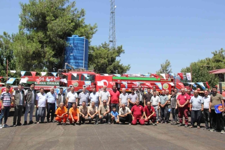 Adana’da orman yangınlarına erken müdahale için su tankeri dağıtıldı
