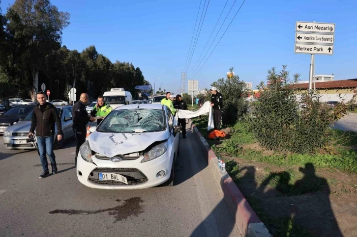 Adana’da otomobilin çarptığı yaşlı adam öldü
