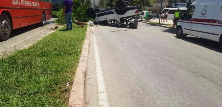 Adana’da trafik kazasında 3’ü çocuk 4 kişi yaralandı
