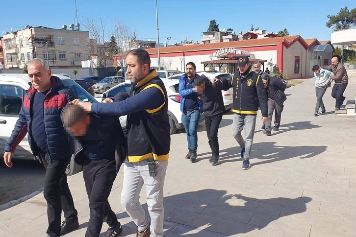 Adana’da depremi fırsat bilen 6 hırsızlık zanlısı suçüstü yakalandı