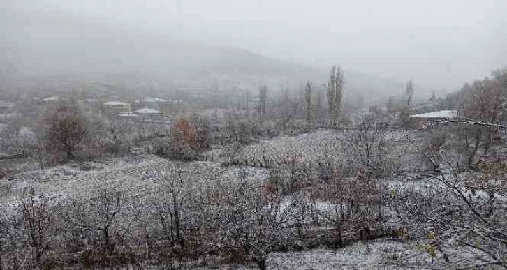 Adana’ya sezonun ilk karı yağdı