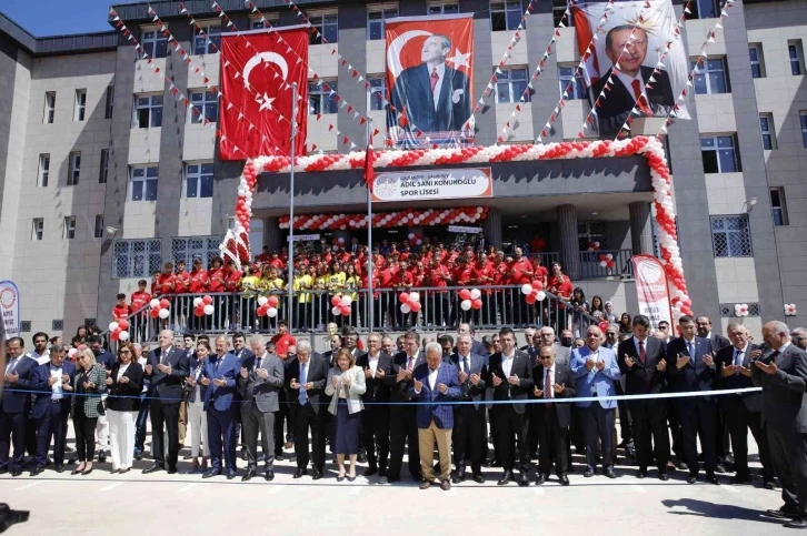 Adil Sani Konukoğlu Spor Lisesi Açılış töreni
