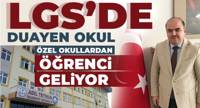 Adil Teymur İmam Hatip Ortaokulu, LGS’de model oluşturdu 