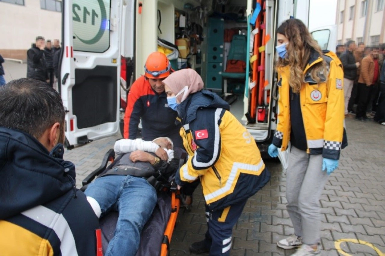 Adıyaman Ceza İnfaz Kurumunda yangın tatbikatı gerçekleştirildi