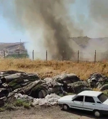 Adıyaman’da kuru ot yangını korkuttu