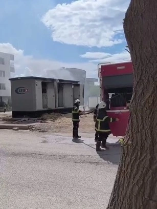 Adıyaman'da Trafo Yangını Korkuttu