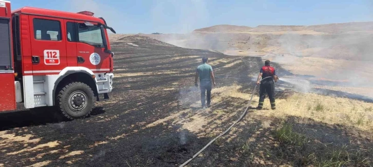 Adıyaman’daki anız yangını korkuttu
