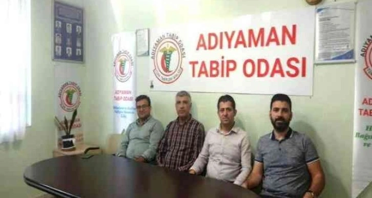 Adıyaman Tabip Odası: “TTB Başkanının açıklamasına katılmıyoruz”