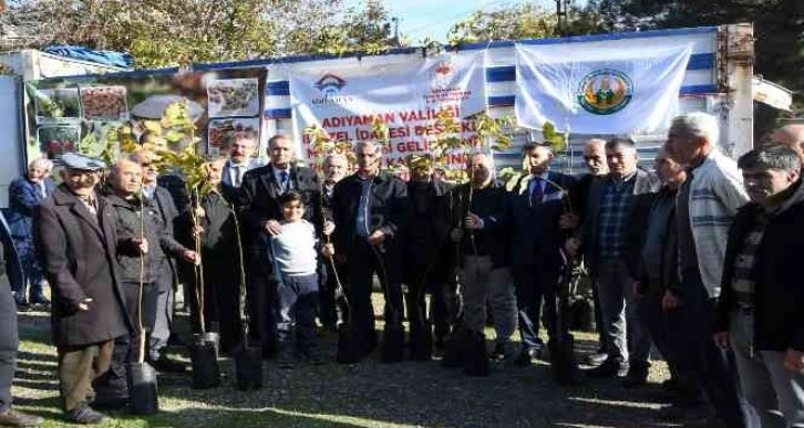 Adıyaman’da çiftçilere 6 bin ceviz fidanı dağıtıldı