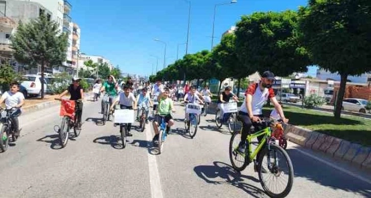 Adıyaman’da değerlere sahip çıkmak için pedal çevirdiler