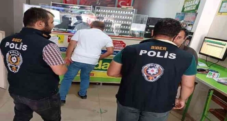 Adıyaman’da, yasa dışı bahis denetimi yapıldı