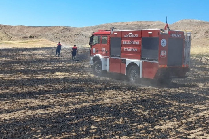 Adıyaman’daki anız yangını korkuttu