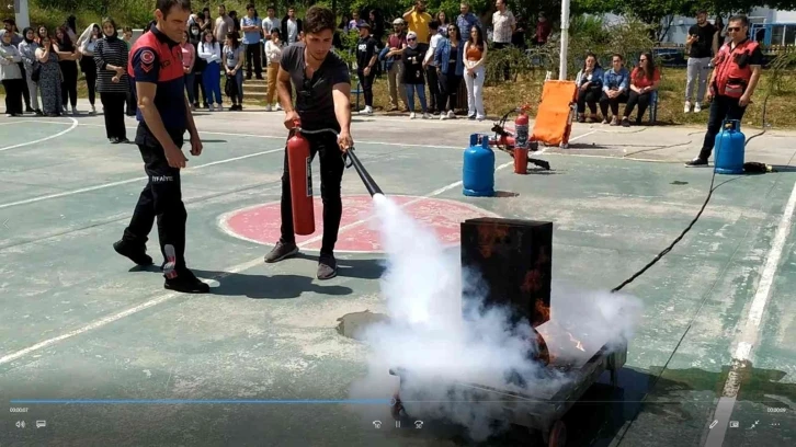 ADÜ Çine MYO’da Acil Durum Tatbikatı gerçekleşti
