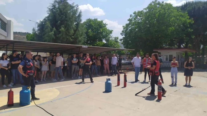 ADÜ Yenipazar MYO’da ’Acil Durum ve Yangın Tatbikatı’ gerçekleşti
