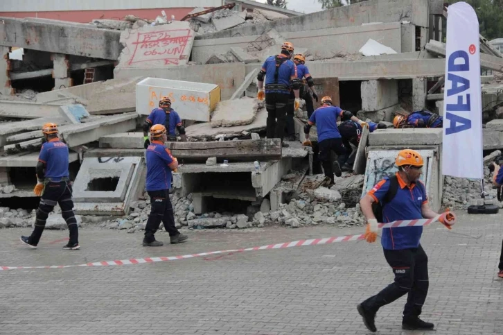 AFAD’dan hayvan kurtarma tatbikatı
