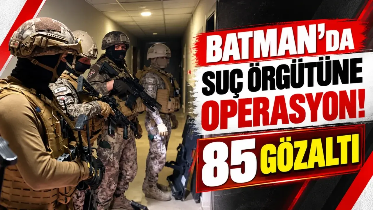 Sosyal medya bağlantılı suç ağına 30 ilde baskın: 85 şüpheli yakalandı