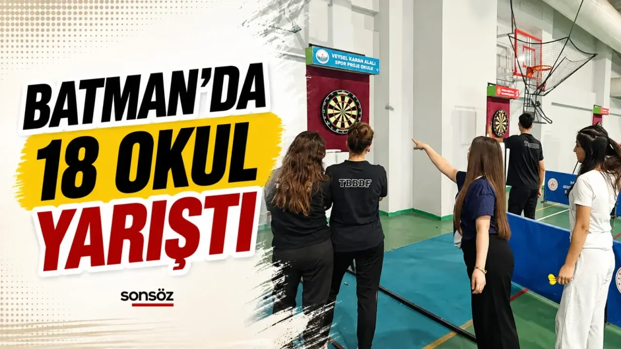 Dartta il birinciliği Raman Anadolu Lisesi’nin oldu