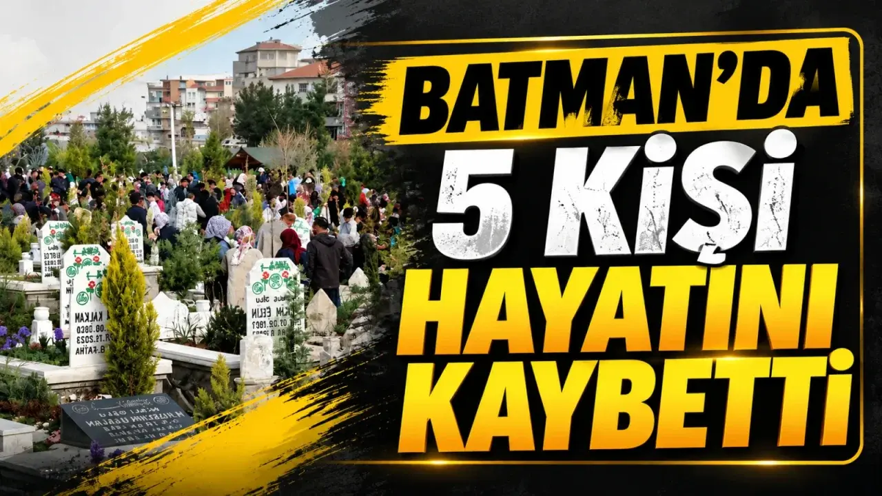 Batman’da 25 Ekim tarihli vefat listesinde 5 isim yer aldı