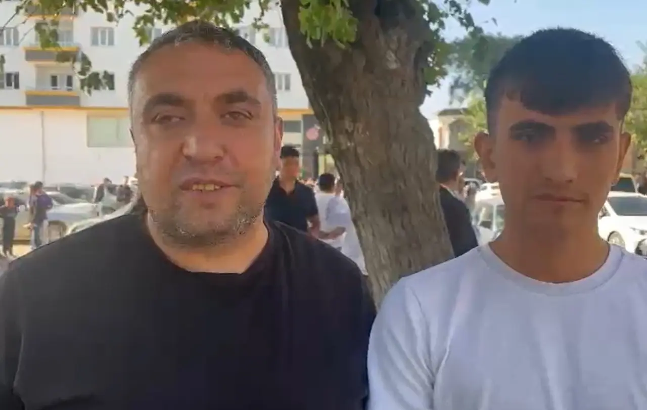 İslahiye’de sınav heyecanını baba ve oğlu birlikte yaşadı