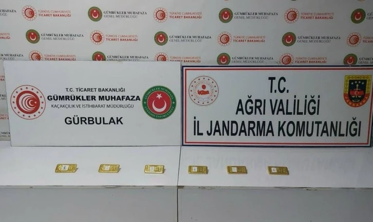 Ağrı’da 11 milyon değerinde altın yakalandı
